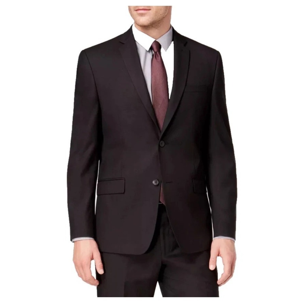 Marc New York Men's Black Jacket Blazer Slim Fit Size 38R